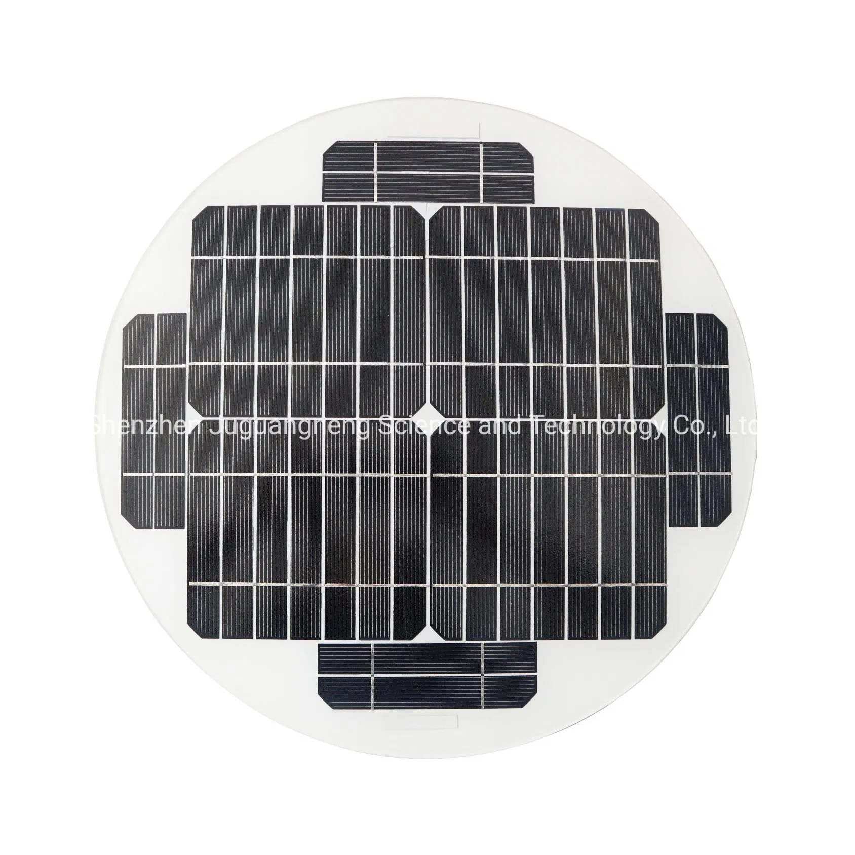 Panel Solar Monocristalino Personalizado por OEM para Luz de Jardín 6V 9V 18V