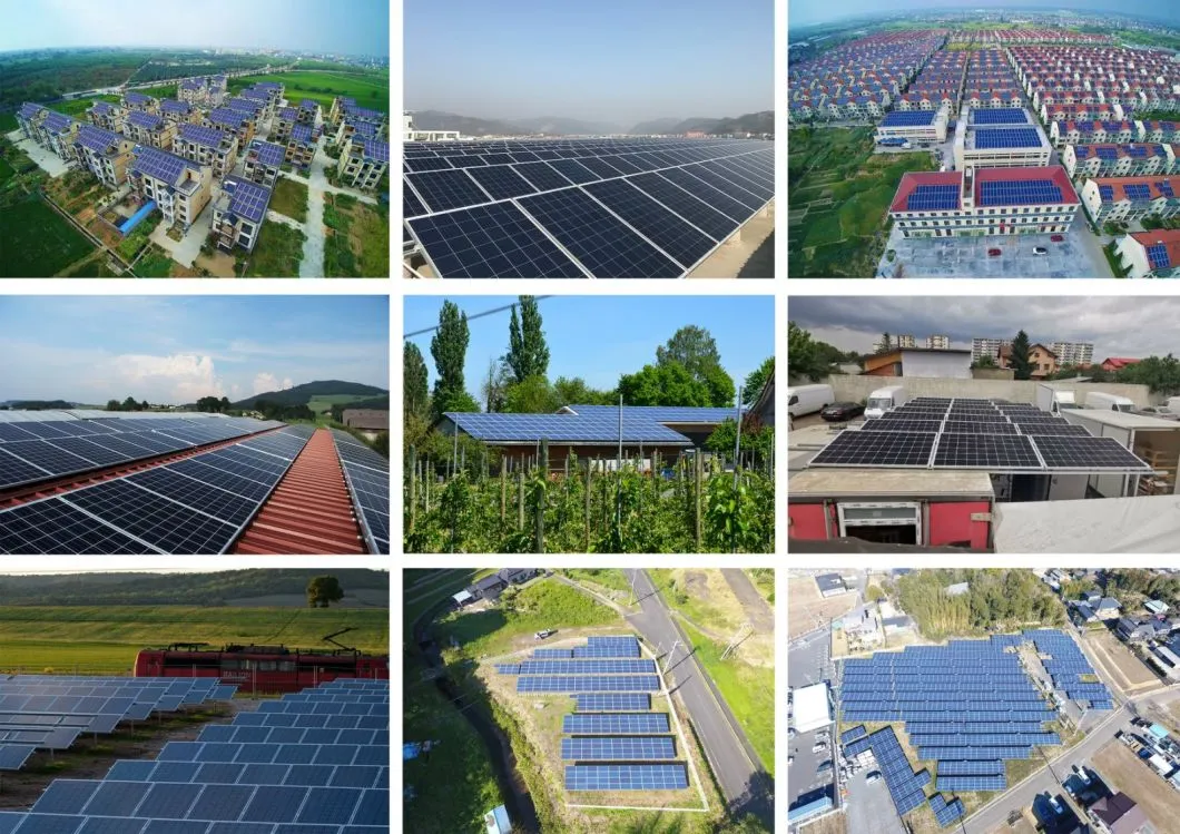 Paneles Solares de Vidrio de Alta Eficiencia 650W para Sistemas Solares Fuera de la Red y Conectados a la Red