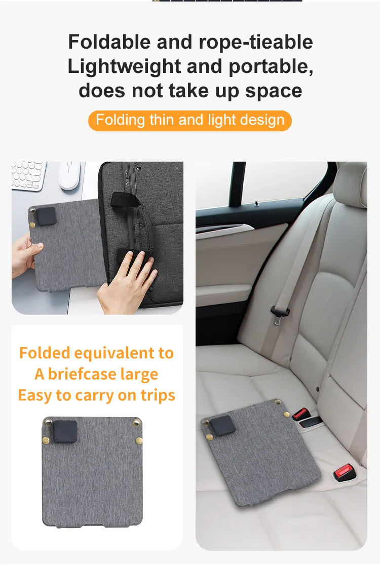 Cargador Solar Portátil: Panel Plegable Compacto para Teléfonos Inteligentes 5