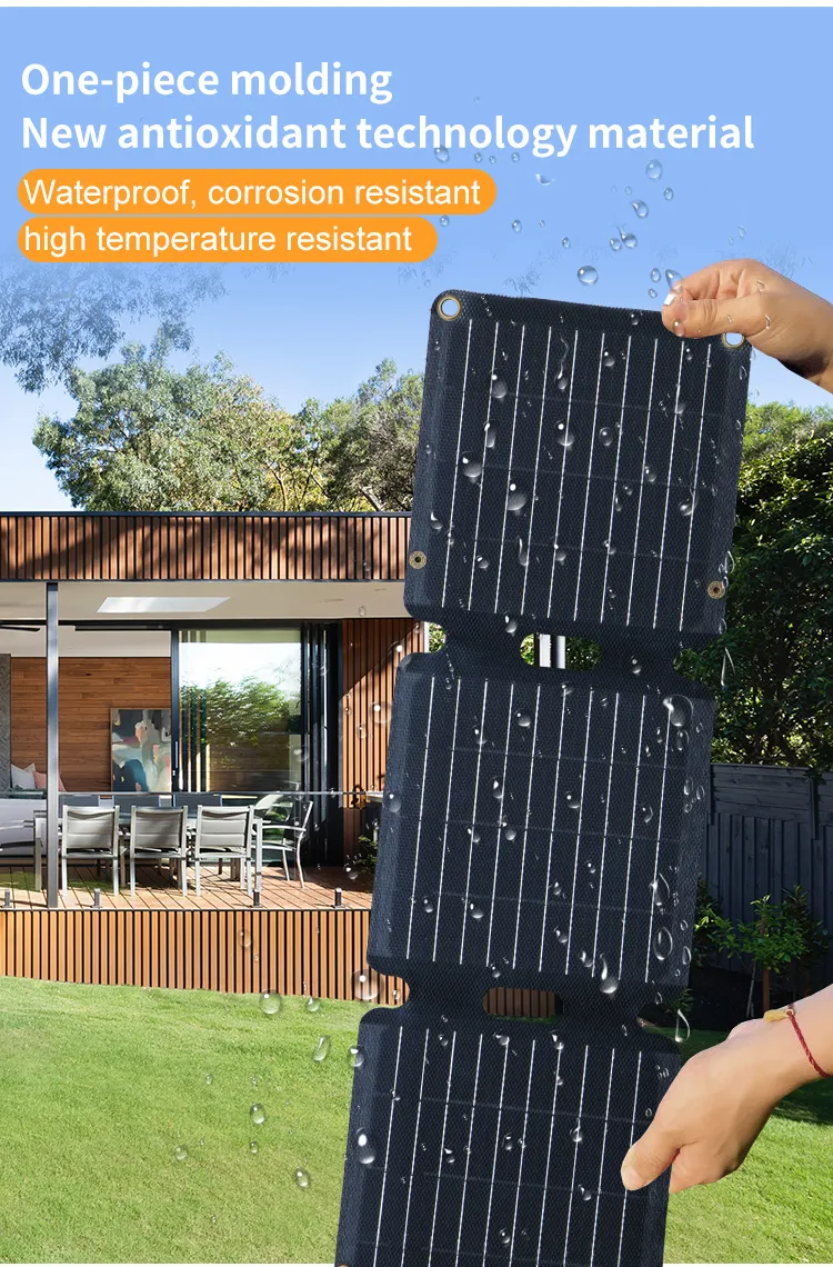 Cargador Solar Portátil: Panel Plegable Compacto para Teléfonos Inteligentes 4