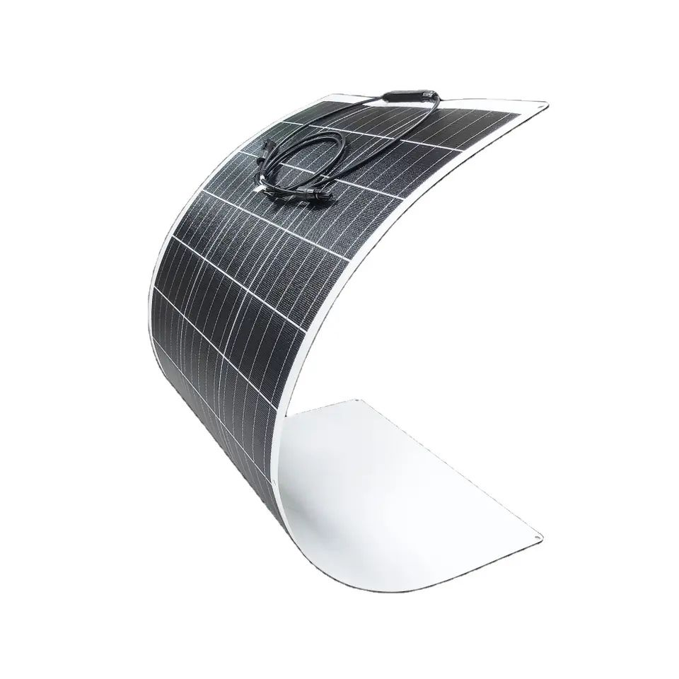 Panel Solar Flexible Plegable Impermeable 100W 80W Panel Solar Flexible de Película Delgada Panel Solar Monocristalino