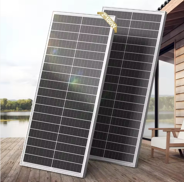 100 Paneles solares mini pequeños de celda solar monocrystalline fotovoltaicos baratos chinos 100W 200W módulo solar en venta