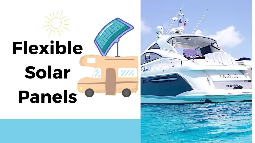 100W Paneles Solares Flexibles para Vehículo Eléctrico, Coche, Luz, RV, Barco de Vela