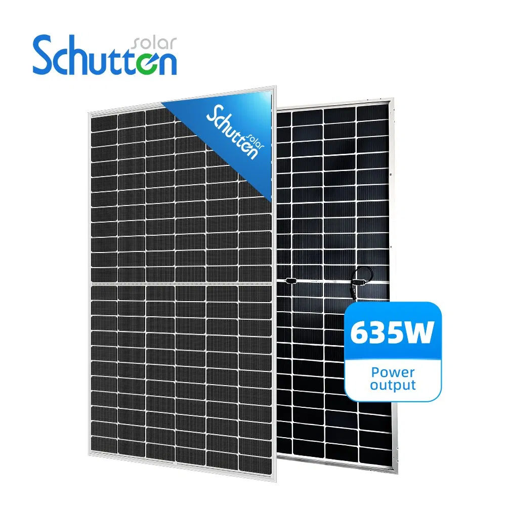 132 Alta Eficiencia de Conversión Fotoeléctrica de Media Celda 645W Panel Solar 640W Módulo Solar Proveedor Solar Módulo 630W