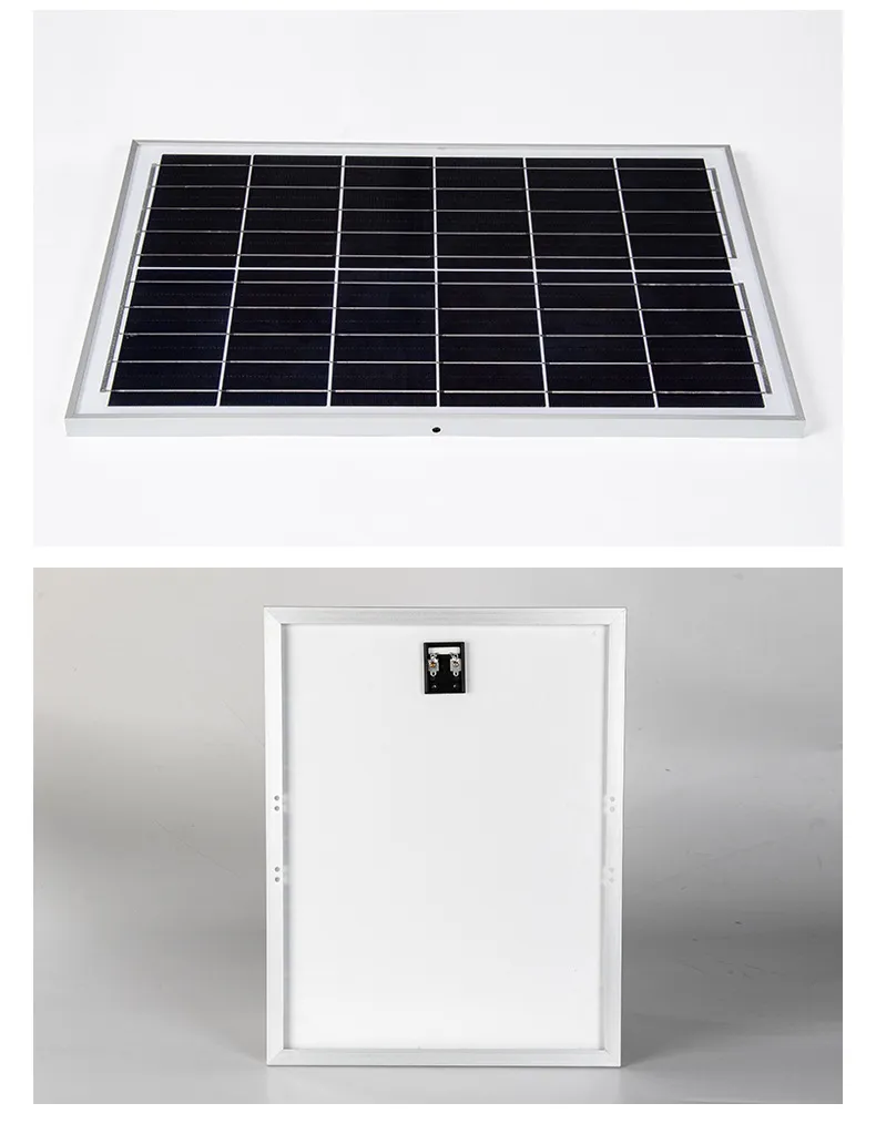Detalle reverso panel solar