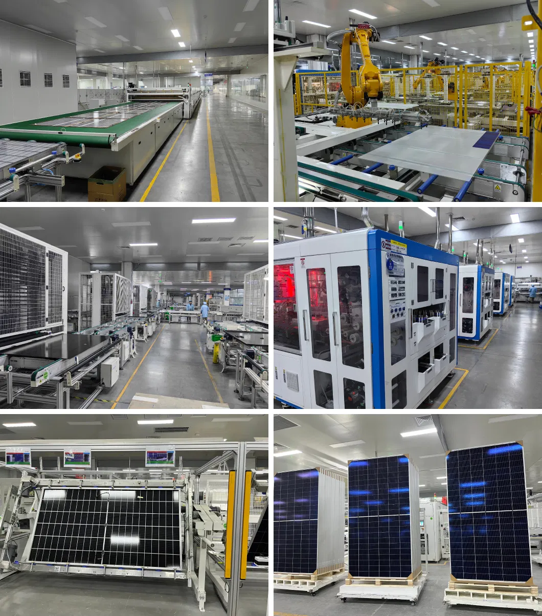 Paneles Solares Bifaciales Tipo N Sunevo Bc 700W 720W 750W 770W 800W 805W con 30 Años de Garantía para Uso Industrial Comercial