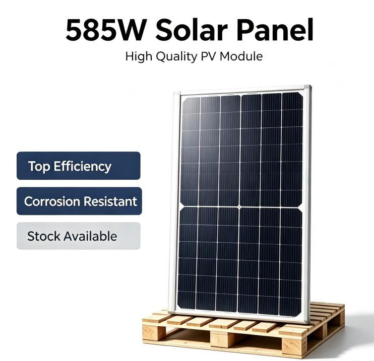 Panel Solar Monocristalino de Alta Eficiencia Estable para Proyectos de Energía Limpia Fuera de la Red y Conectados a la Red