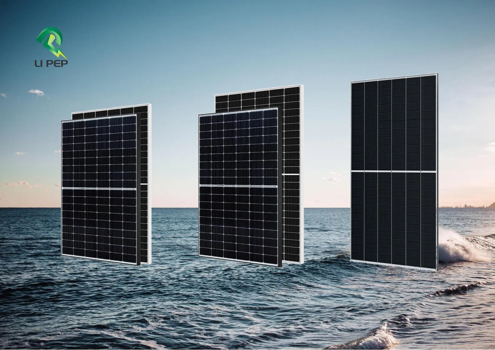 Alta Eficiencia 695W/700W/710W/720W Barato Bifacial Monocristalino Módulos de Energía Solar para Techo Paneles Placa Producto Solar de China Precio Competitivo Panel Solar