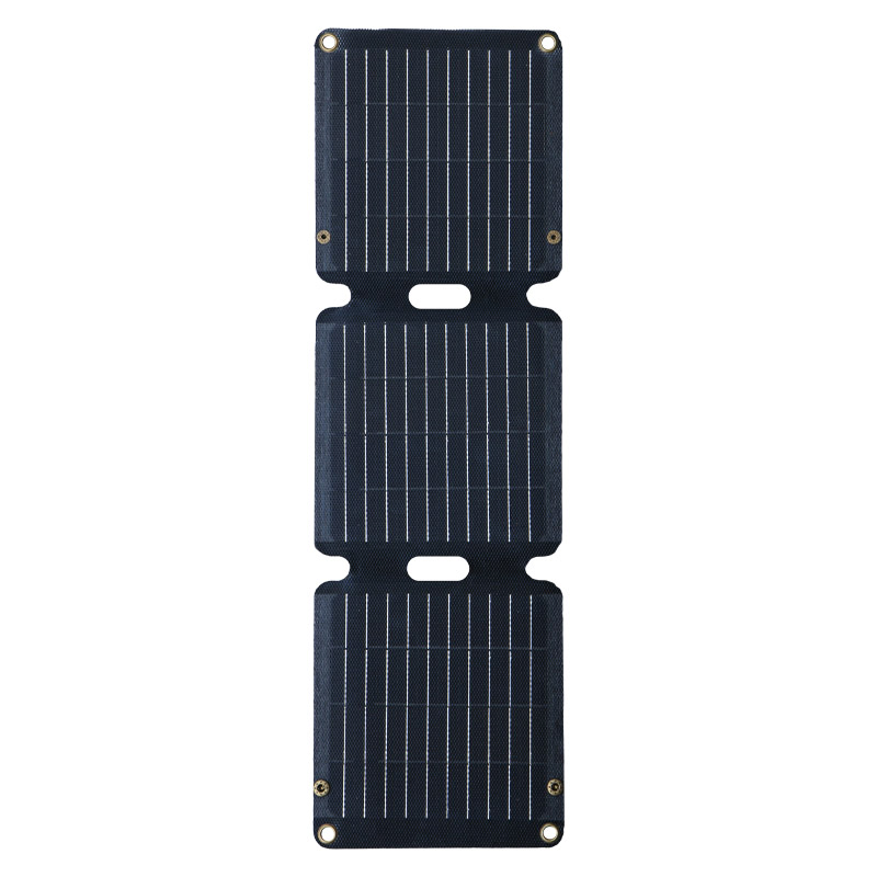 Cargador Solar Portátil: Panel Plegable Compacto para Teléfonos Inteligentes