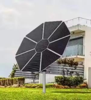 Venta Caliente 1000W Sistema de Energía Solar Fotovoltaica Solar para el Hogar Panel Solar en Forma de Flor fuera de la Red Solar Girasol