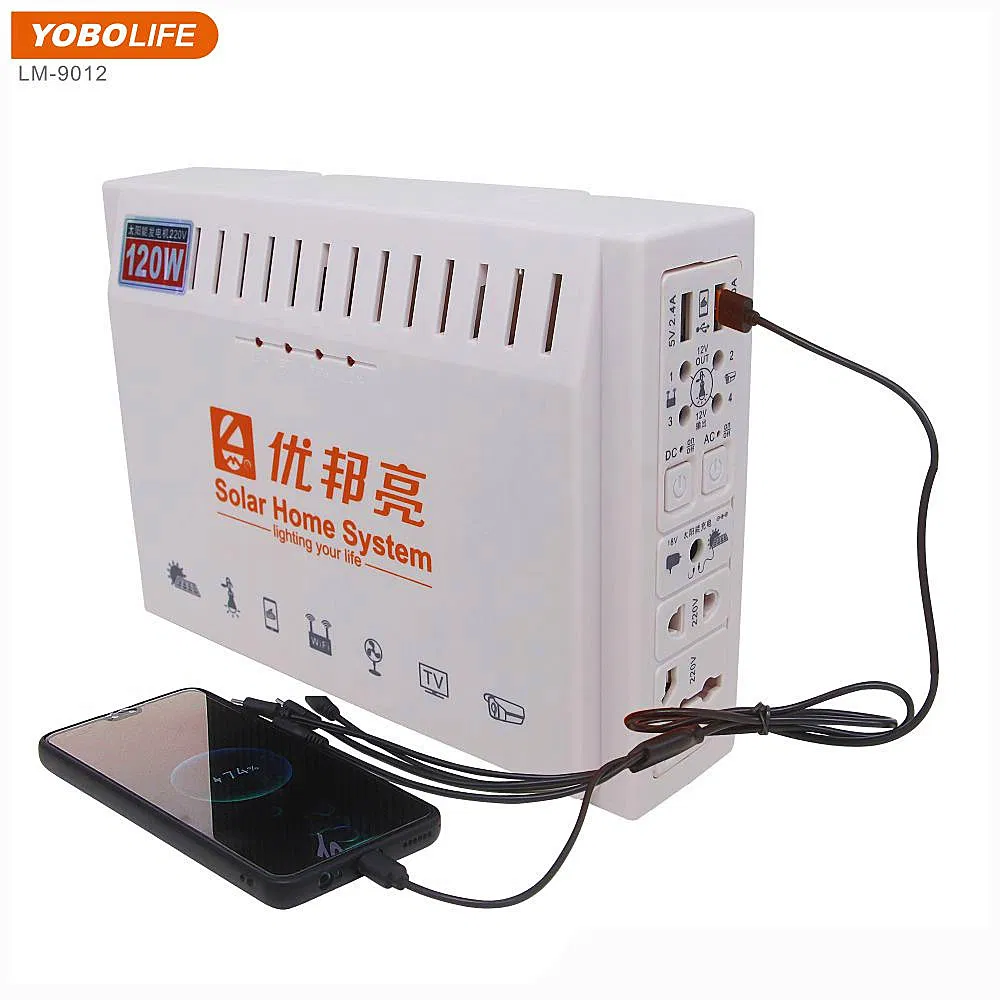 Lm-9012 Alta Eficiencia fuera de la Red 120W Panel Solar para Camping al Aire Libre para Sistema de Energía Solar Móvil y Portátil