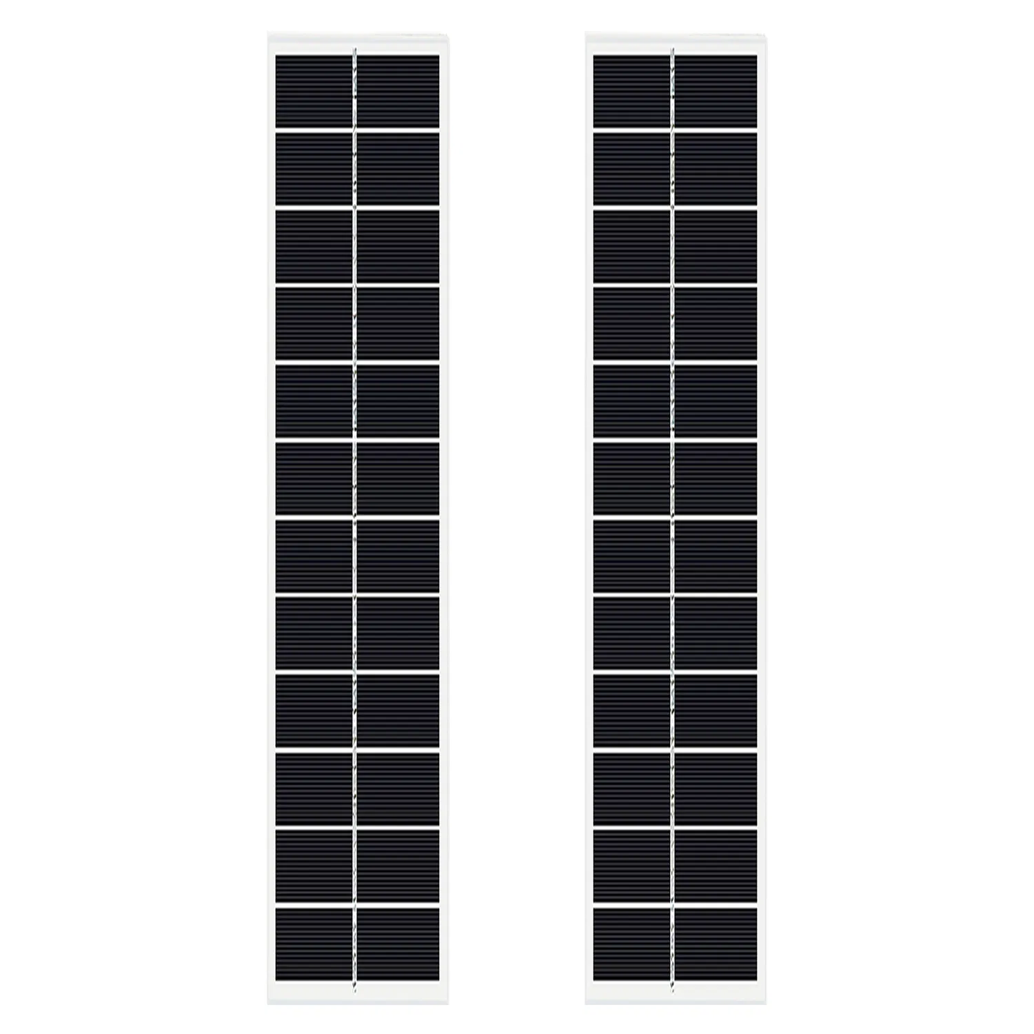Módulo de celda solar pequeña 5W 6W 1W 2W 3W 4W 10W 4V 5V 6V 9V 12V 18V Panel solar mini personalizado de vidrio ETFE fotovoltaico