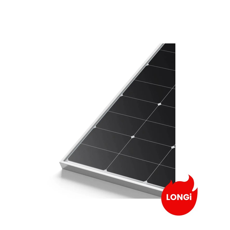 Módulo de panel solar PV Longi de alta carga de nieve 670W 680W 690W Precio del panel solar fotovoltaico de celda monocristalina Topcon para estación de energía portátil