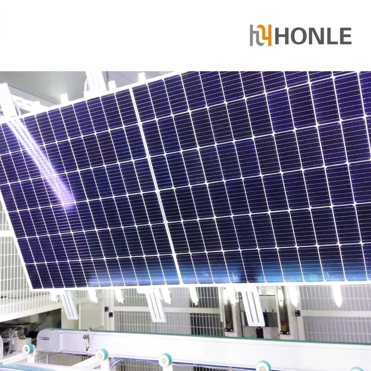 Módulo Solar Fotovoltaica 300W 400W 500W 600W de media celda Panel solar PERC