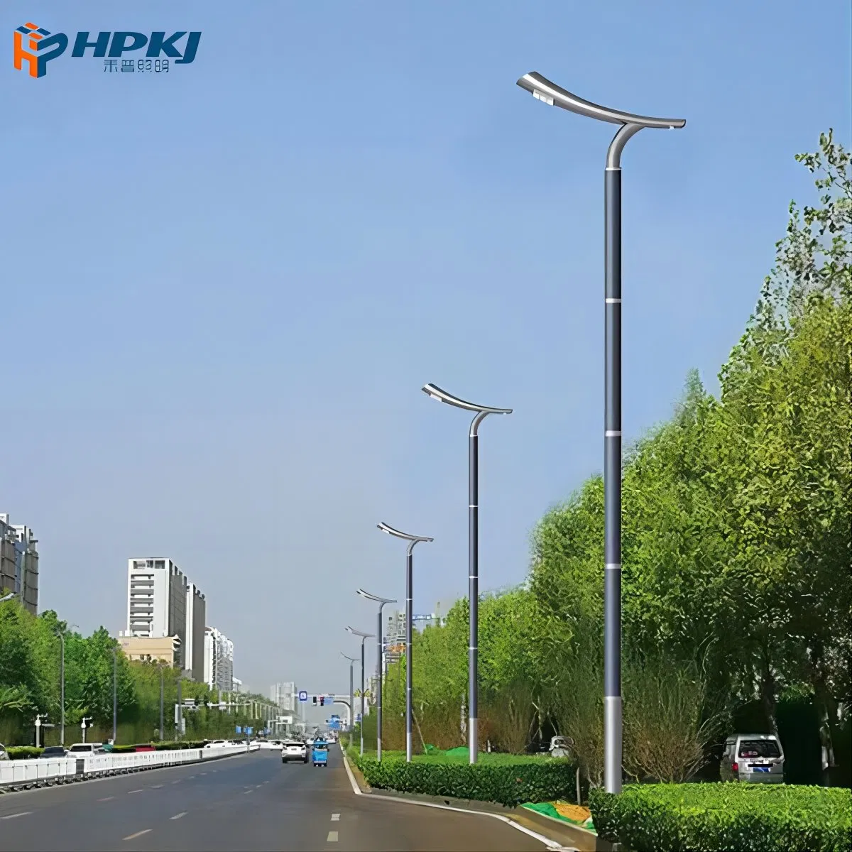 Nuevos postes de luz de jardín inteligentes personalizables con paneles solares flexibles