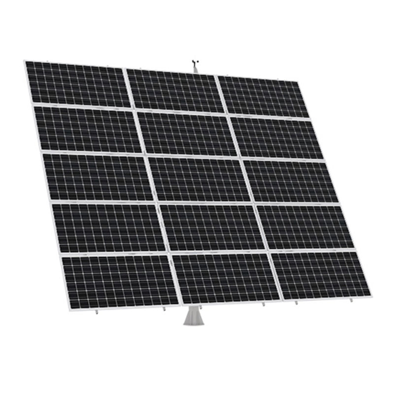 Sistema de Seguimiento Solar Dual de Ejes Inteligente Soporte para Paneles Fotovoltaicos en Tierra 5kw