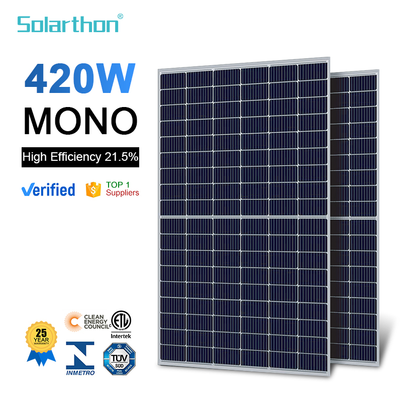 Paneles Solares de Alta Eficiencia Premium para Uso Residencial y Comercial