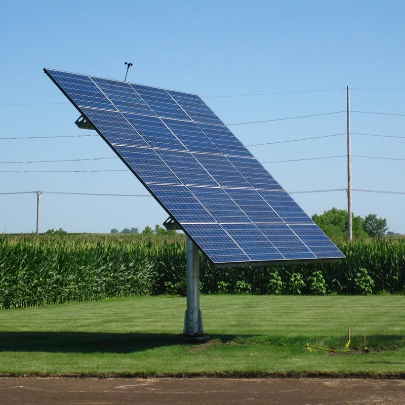 Sistema de Seguimiento Solar Dual de Ejes Inteligente Soporte para Paneles Fotovoltaicos en Tierra 5kw