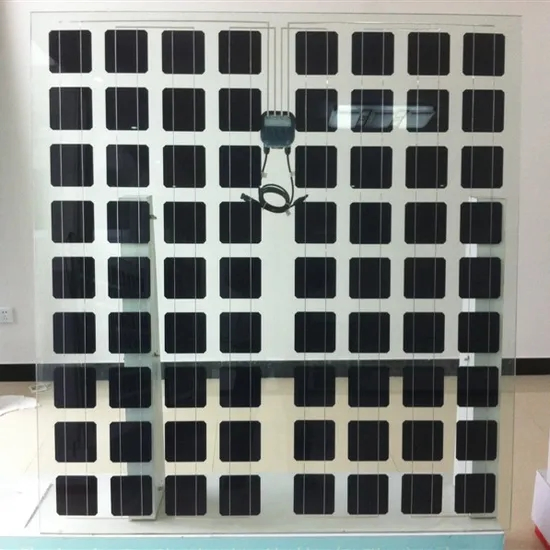 Panel Solar Transparente 290W 300W 320W 350W 360W Mono Fotovoltaico Película Delgada Doble Vidrio Panel Solar El Precio Más Bajo