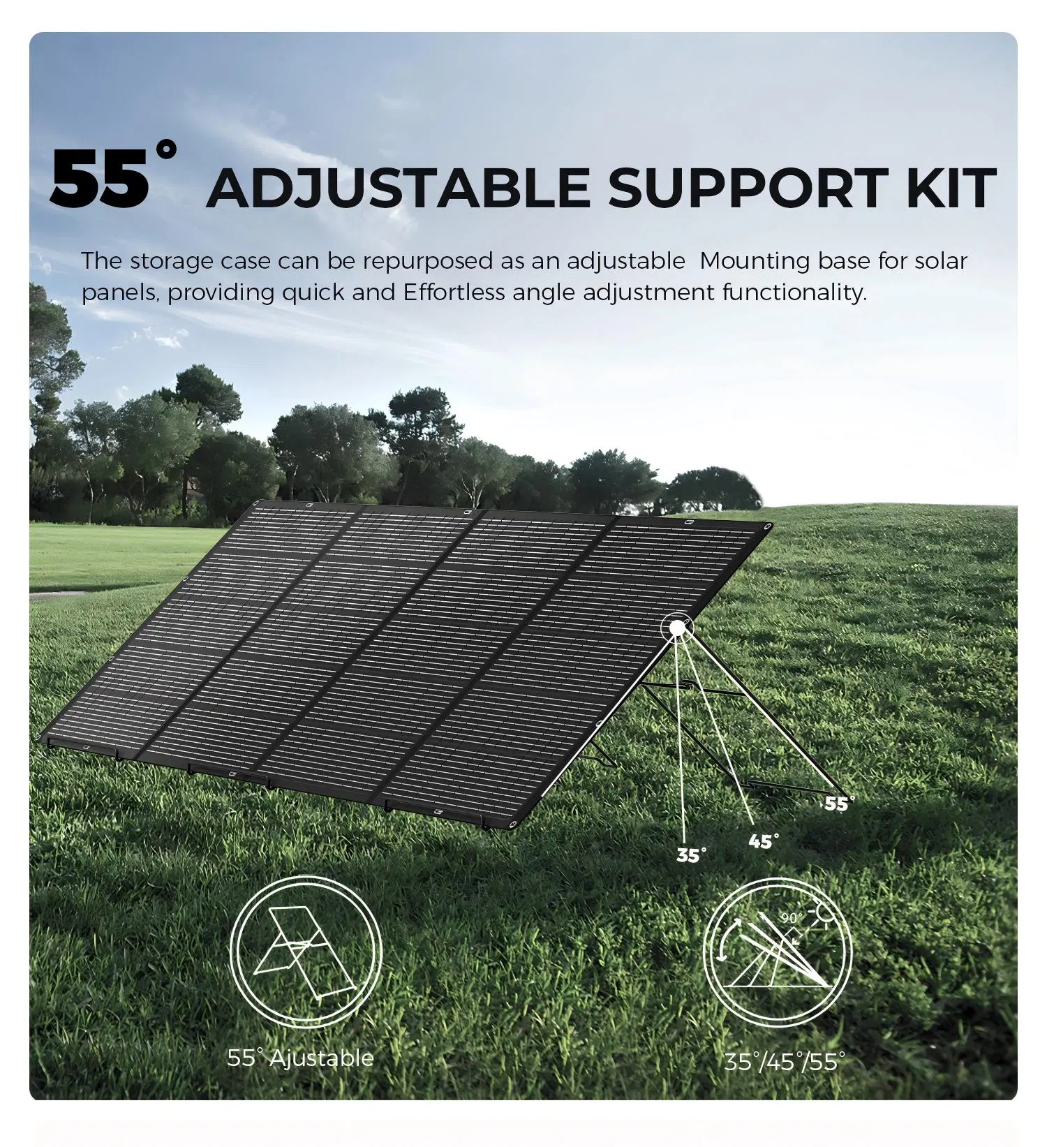 Uso exterior de Panel Solar