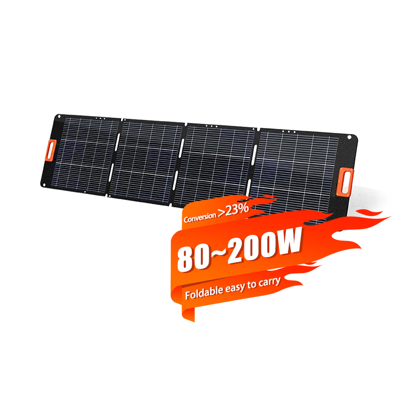 2024 Producto Caliente 200W Panel Plegable Monocristalino Solarasia Paneles Portátiles para Cargar Panel Solar para el Hogar