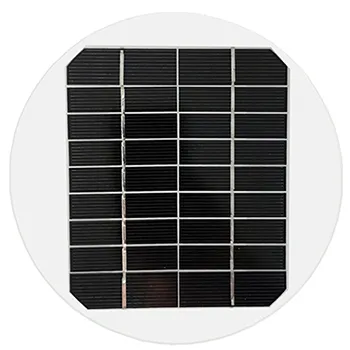 Panel solar redondo de vidrio PV personalizado