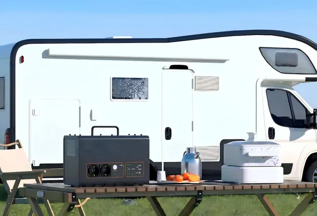 Módulo de generación de energía portátil para camping con panel solar flexible y mochila compacta enrollable