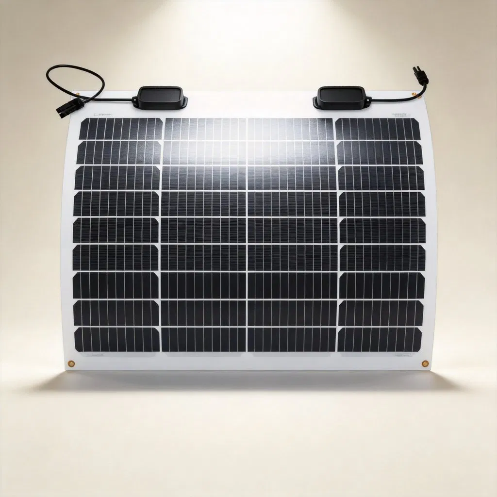 Panel solar flexible portátil de generación doméstica con bordes anti deshilachado y pared delgada Efv-L166-50