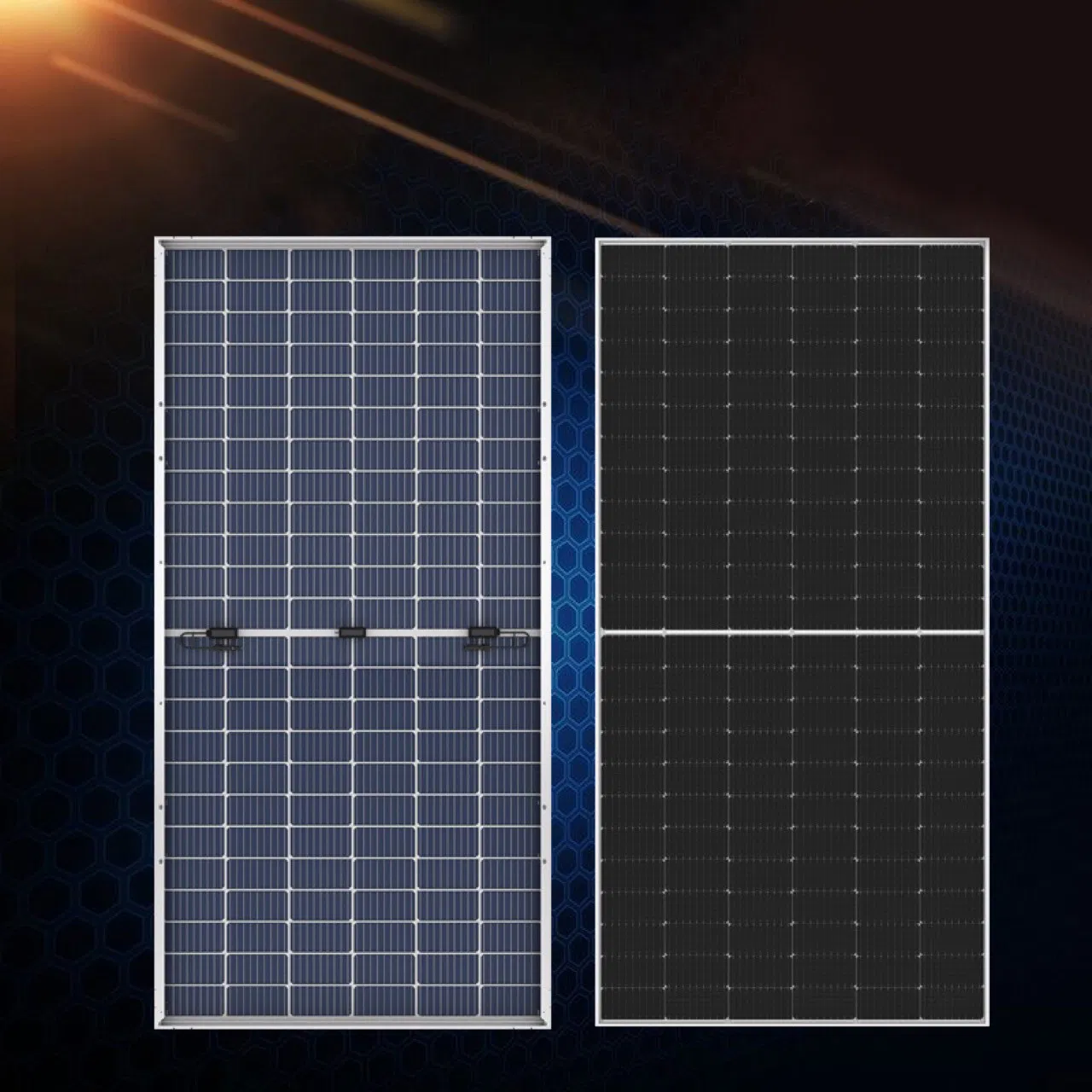 Módulo de Panel Solar Mono de Alta Eficiencia 545W 550W para Sistema Conectado a la Red/Sistema Fuera de la Red