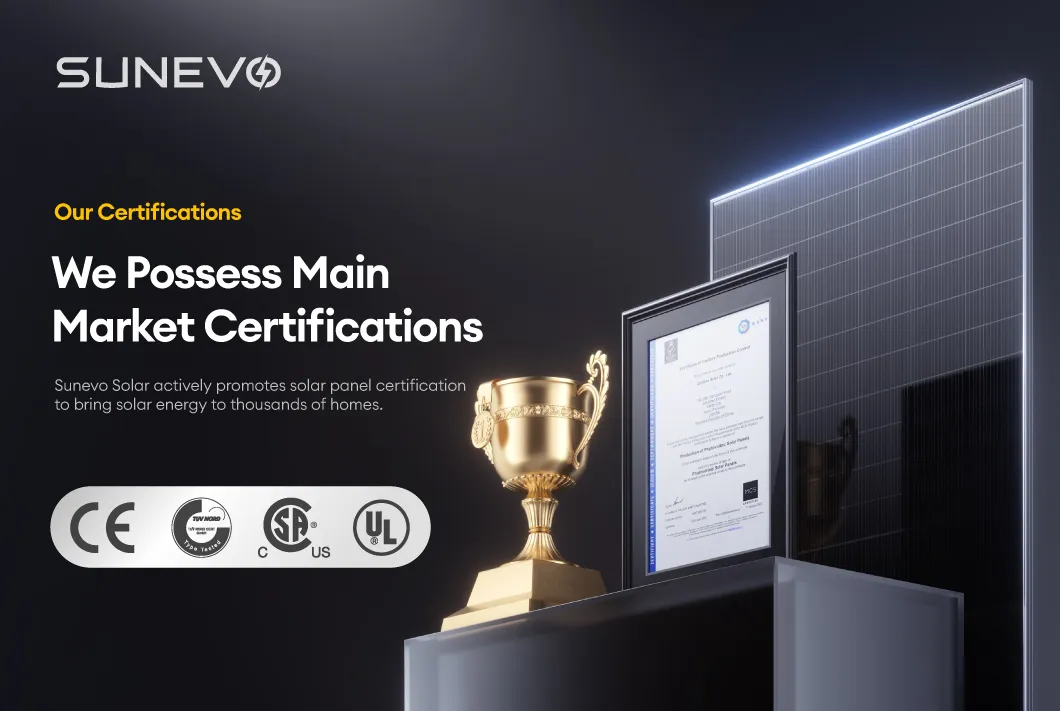 Certificaciones del Panel Fotovoltaico