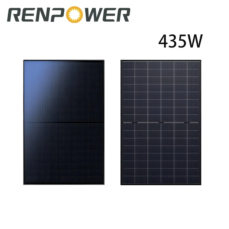 435W Panel Solar Bifacial de Alta Eficiencia Monocristalino Tipo N Topcon CE TUV Módulos FV