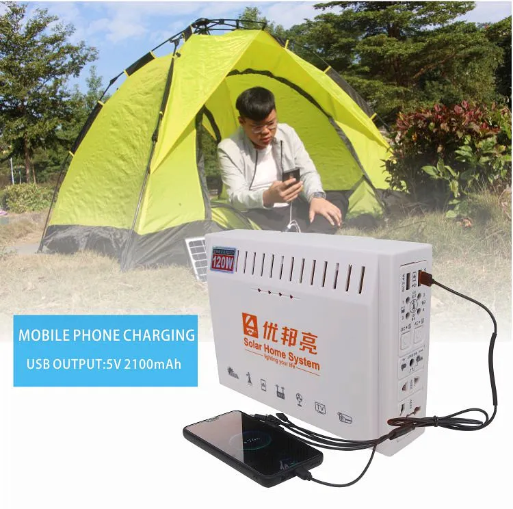 Lm-9012 Alta Eficiencia fuera de la Red 120W Panel Solar para Camping al Aire Libre para Sistema de Energía Solar Móvil y Portátil