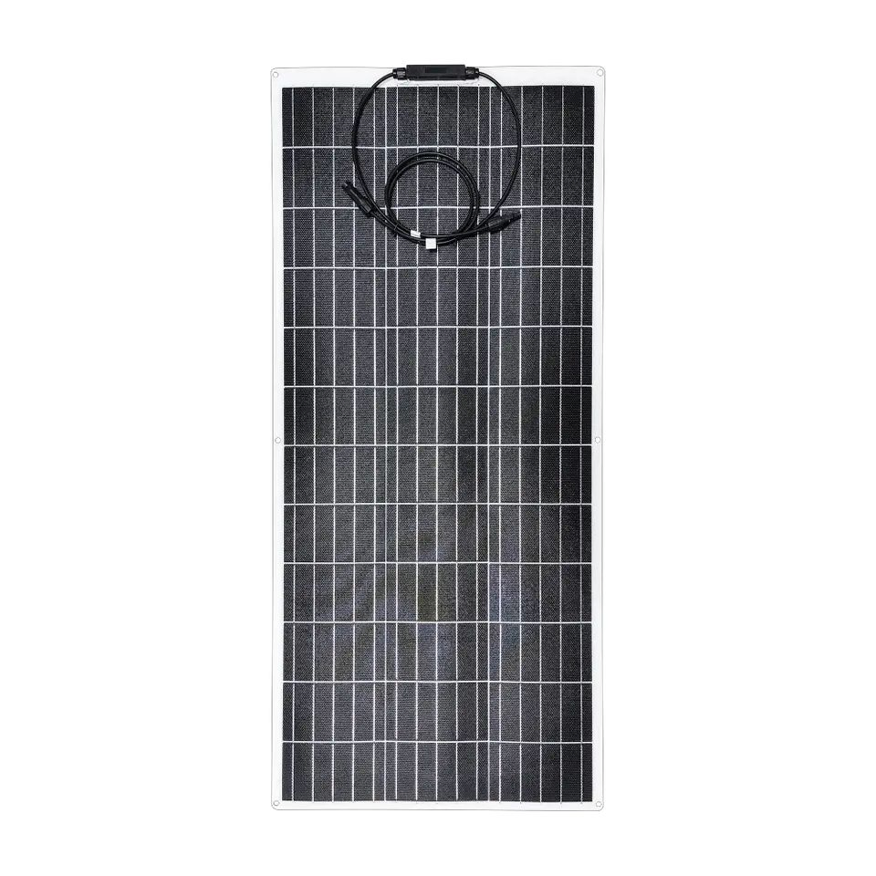 Panel Solar Flexible Plegable Impermeable 100W 80W Panel Solar Flexible de Película Delgada Panel Solar Monocristalino