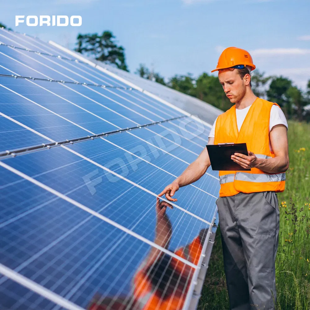Uso doméstico de generación de energía conectada a la red del sistema completo de paneles solares en el techo