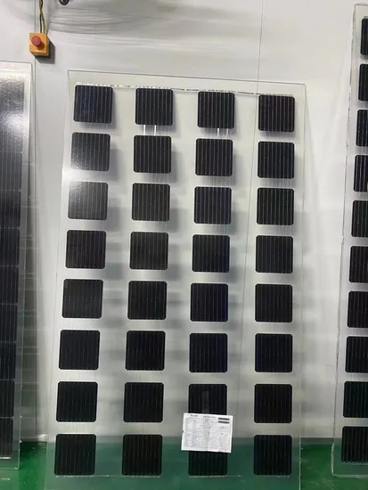 Panel Solar Transparente 290W 300W 320W 350W 360W Mono Fotovoltaico Película Delgada Doble Vidrio Panel Solar El Precio Más Bajo