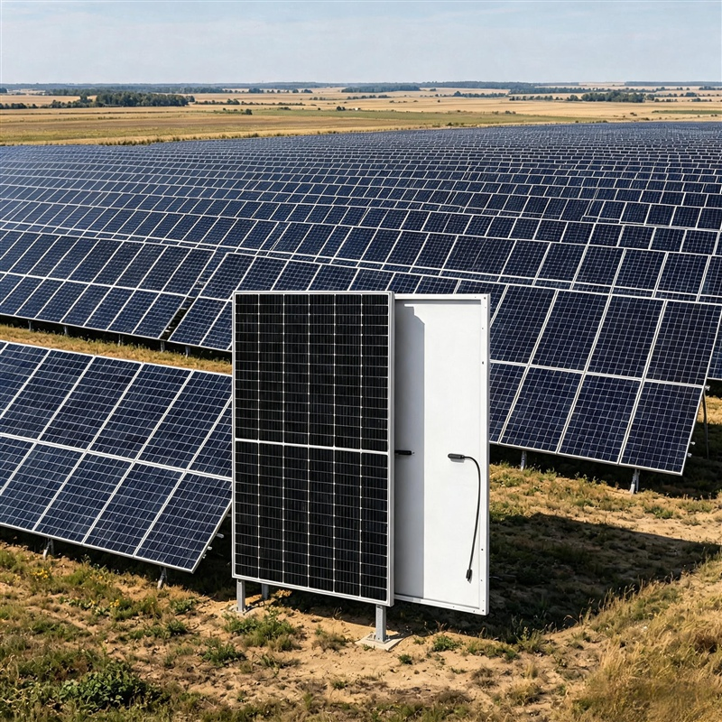 1500VDC Sistema de Voltaje Certificado IEC UL Bienes Fotovoltaicos para Proyecto de Parque Solar Montado en Tierra a Gran Escala Panel Solar