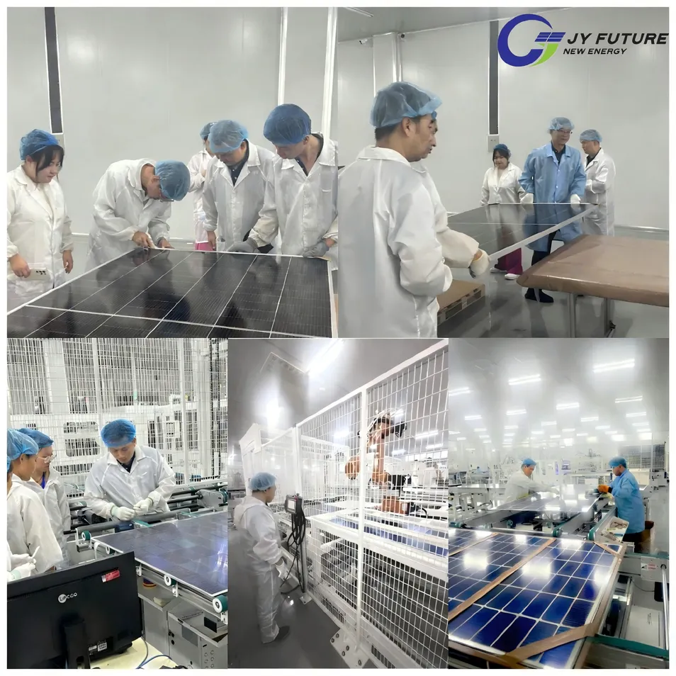 Instalación de paneles fotovoltaicos tipo flor