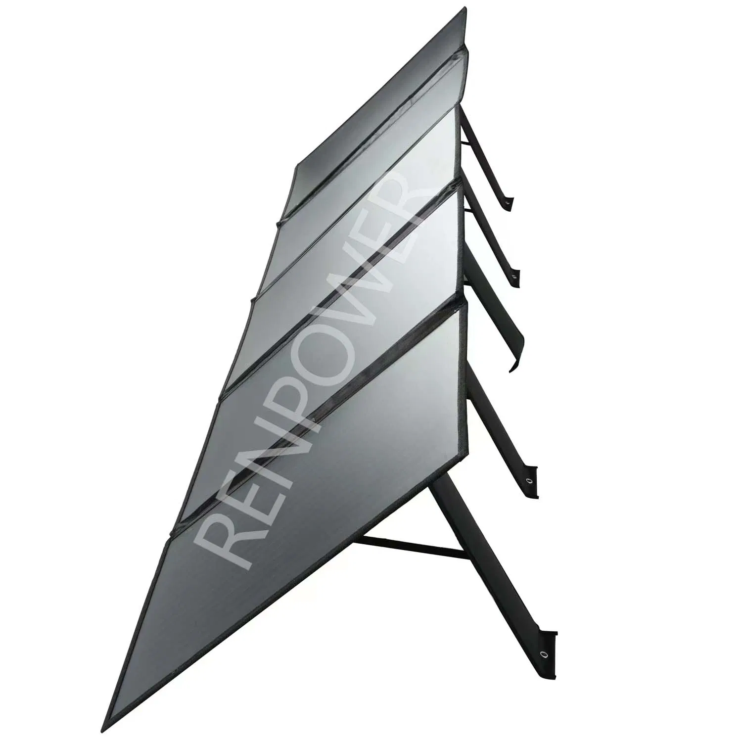 100W Panel Solar Plegable Inteligente MPPT - Control por APP &amp; 98% Eficiencia Energética para Conductor de RV/Camión