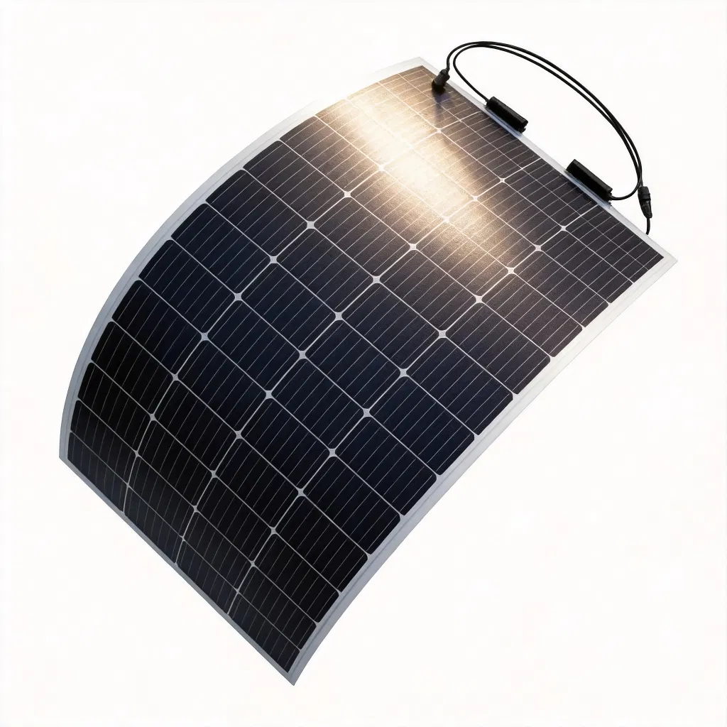 Panel Solar Flexible Ultra Delgado Resistente a la Flexión Resistente a la Compresión Efv-L166-100