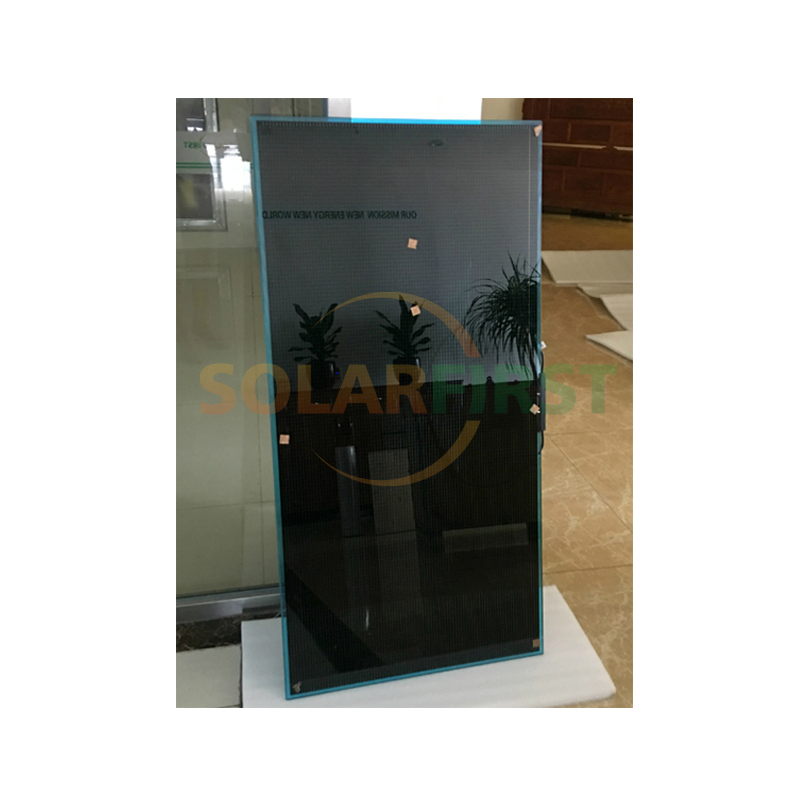 Transparencia 20% 30% 40% Panel Solar de Película Delgada de Alta Eficiencia para BIPV