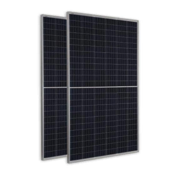 Todo Negro 580W Corte Medio 144cells UPS Ja Energía Solar Panel Solar para Sistema Solar Comercial Conectado a la Red