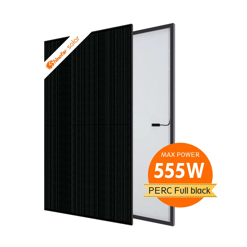 Panel solar todo negro