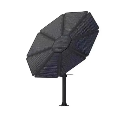 Venta Caliente 1000W Sistema de Energía Solar Fotovoltaica Solar para el Hogar Panel Solar en Forma de Flor fuera de la Red Solar Girasol