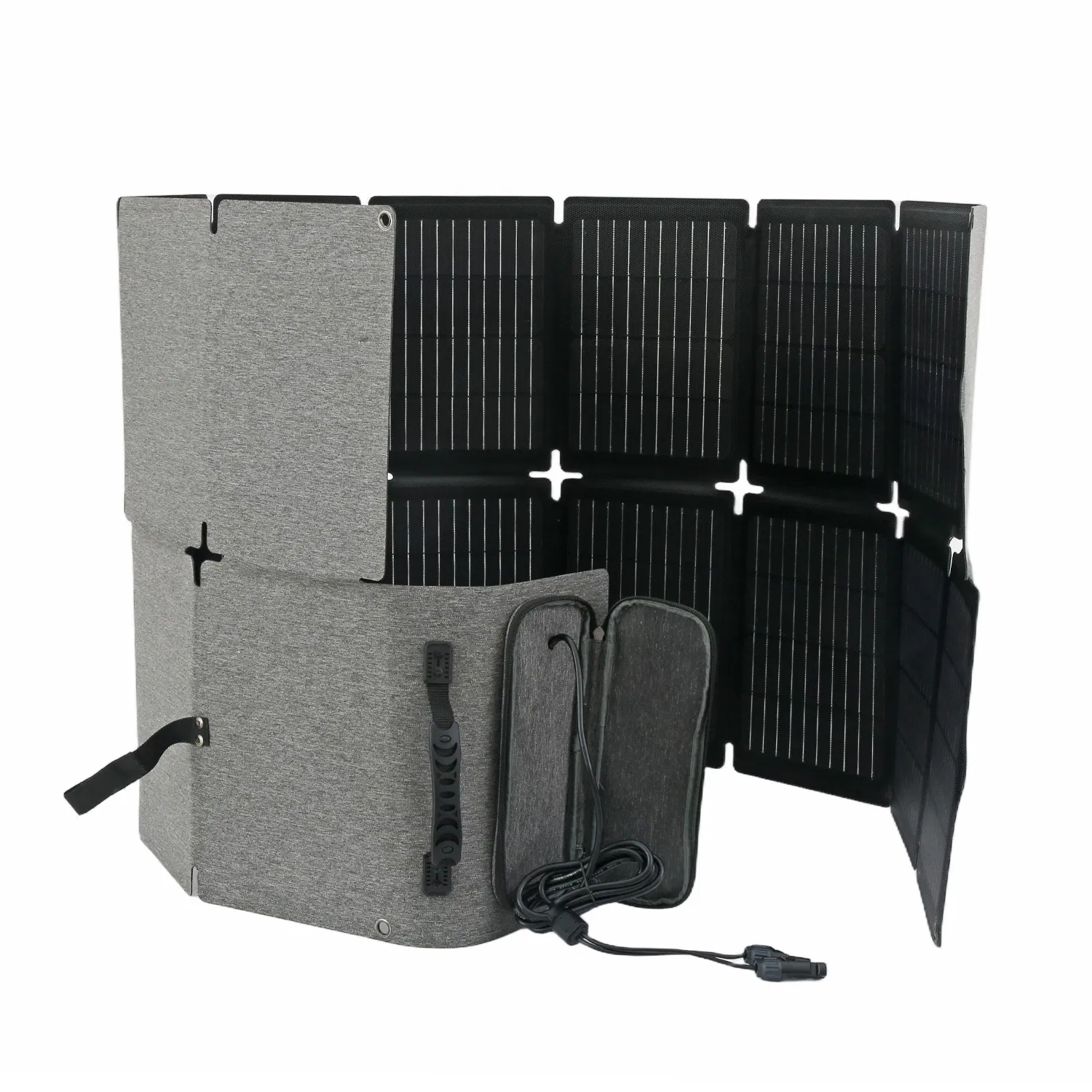 200W Panel Solar Plegable para Acampar Puede Cargar Baterías de Almacenamiento de Energía