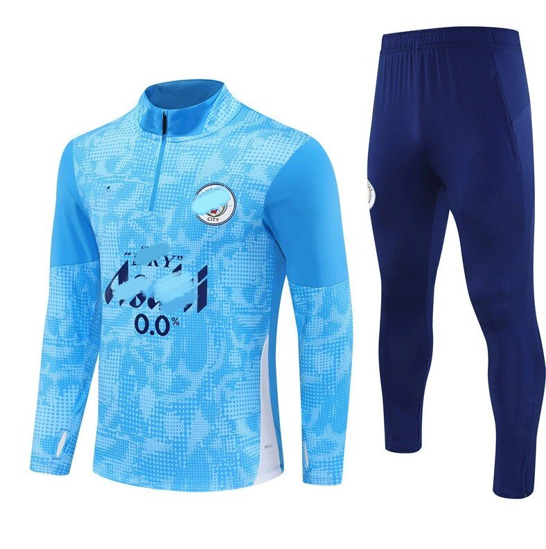 2526 Nueva Temporada Alta Calidad Camiseta de Fútbol de Manga Larga Kit de Entrenamiento Edición Tailandesa Traje Deportivo Conjunto de Fitness Uniforme de Fútbol
