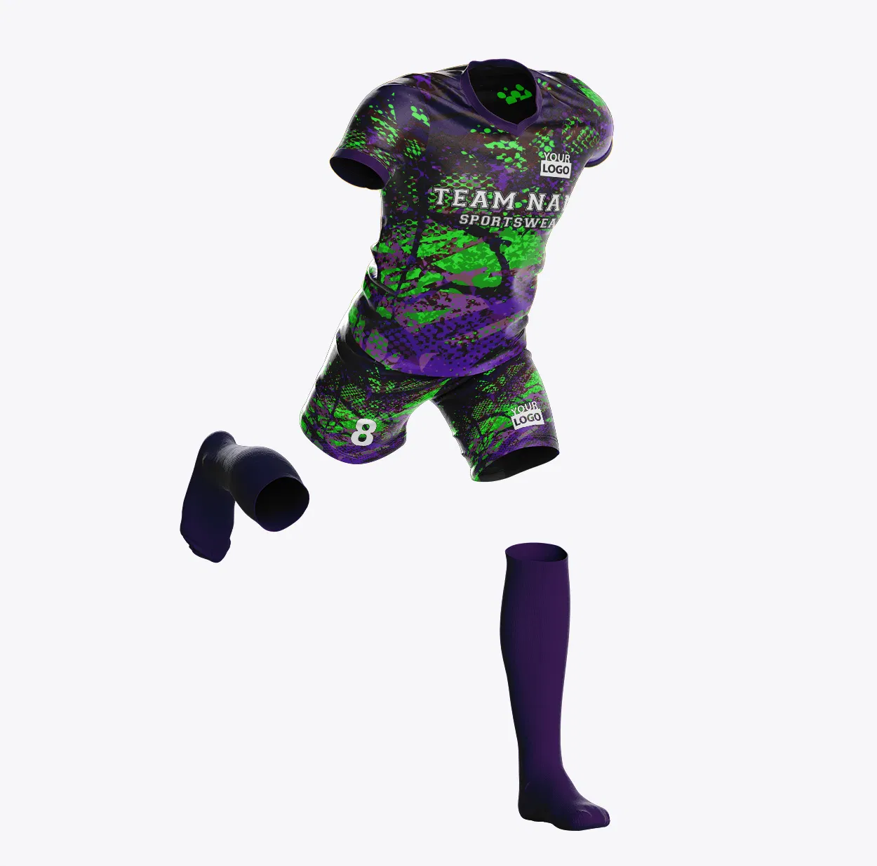 Uniforme de fútbol personalizado para jóvenes en azul y blanco al por mayor. Compra uniformes de fútbol para conjuntos de equipo, camisetas en línea