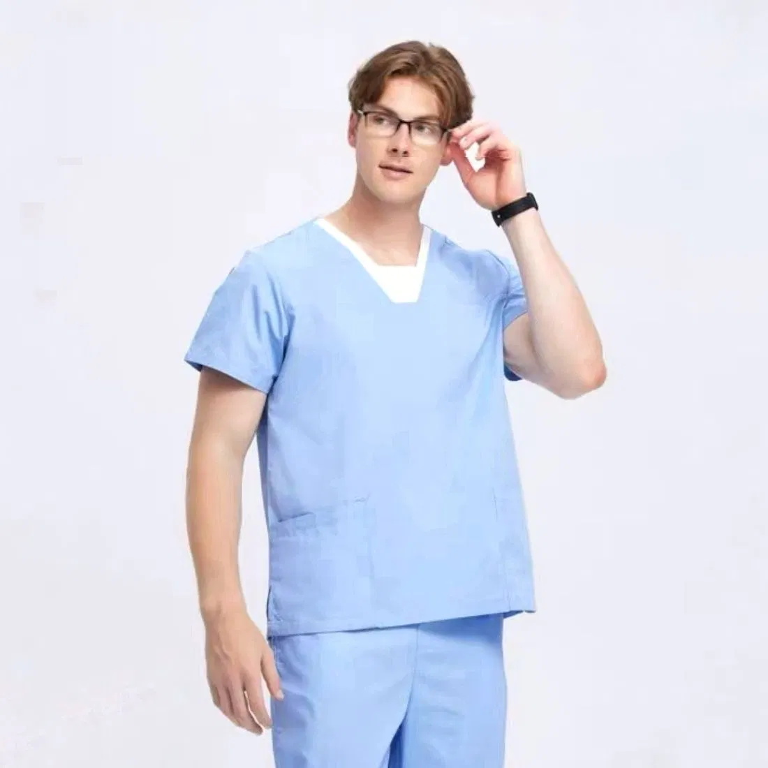 Venta Caliente Uniforme Médico Ropa de Hospital Uniforme de Doctor Diseño Unisex Uniforme de Scrubs Unisex para Hombre y Mujer