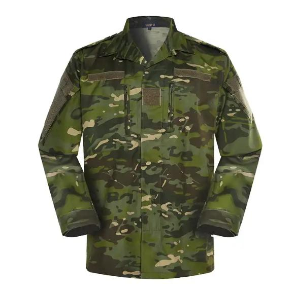 Ropa táctica de camuflaje woodland personalizada, uniforme de vestido de camuflaje
