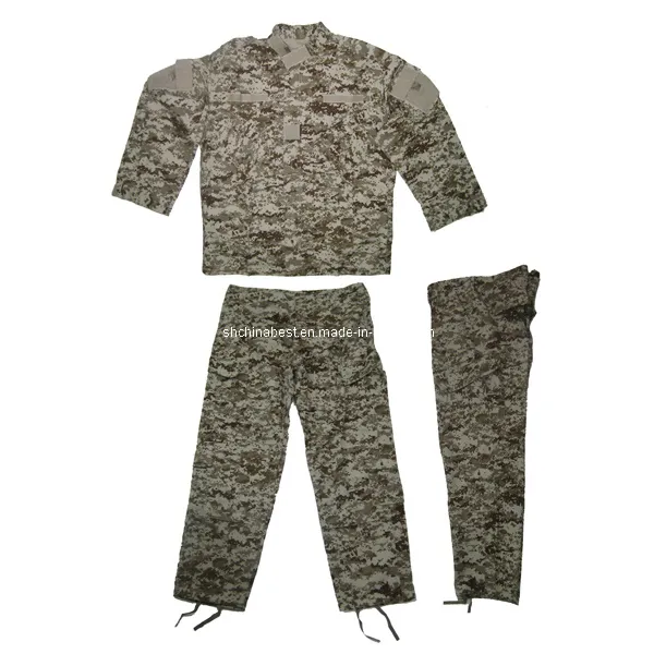 Uniforme de combate táctico de camuflaje para caza y seguridad Bdu Acu