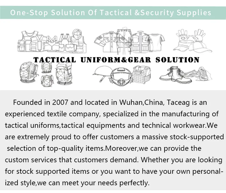 Uniforme Táctico Americano Rip-Stop Combate Bdu Uniforme de Color Personalizado Ropa de Estilo Táctico